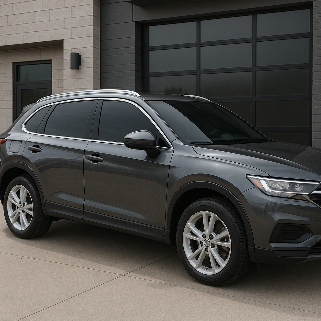 Automobile Ceramic Window Tint Installation