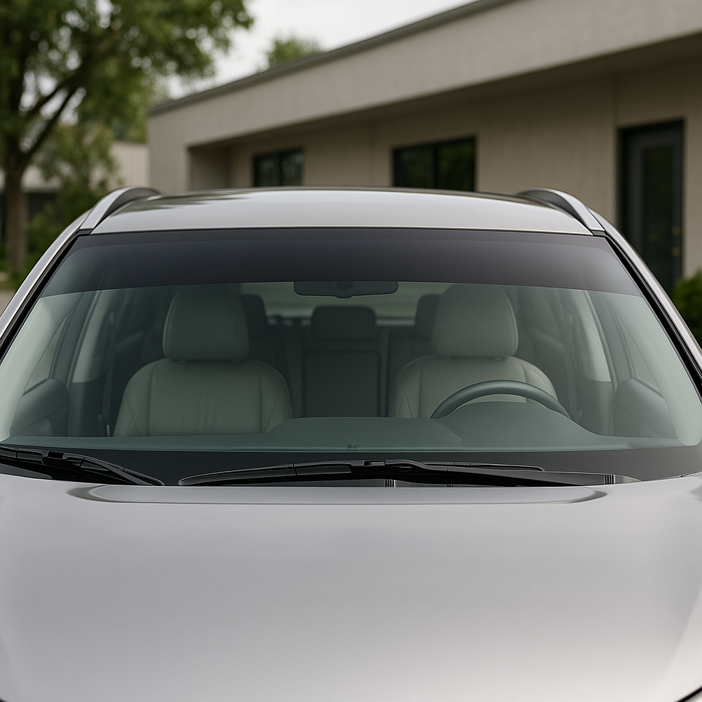 Windshield Tint Strip Installation