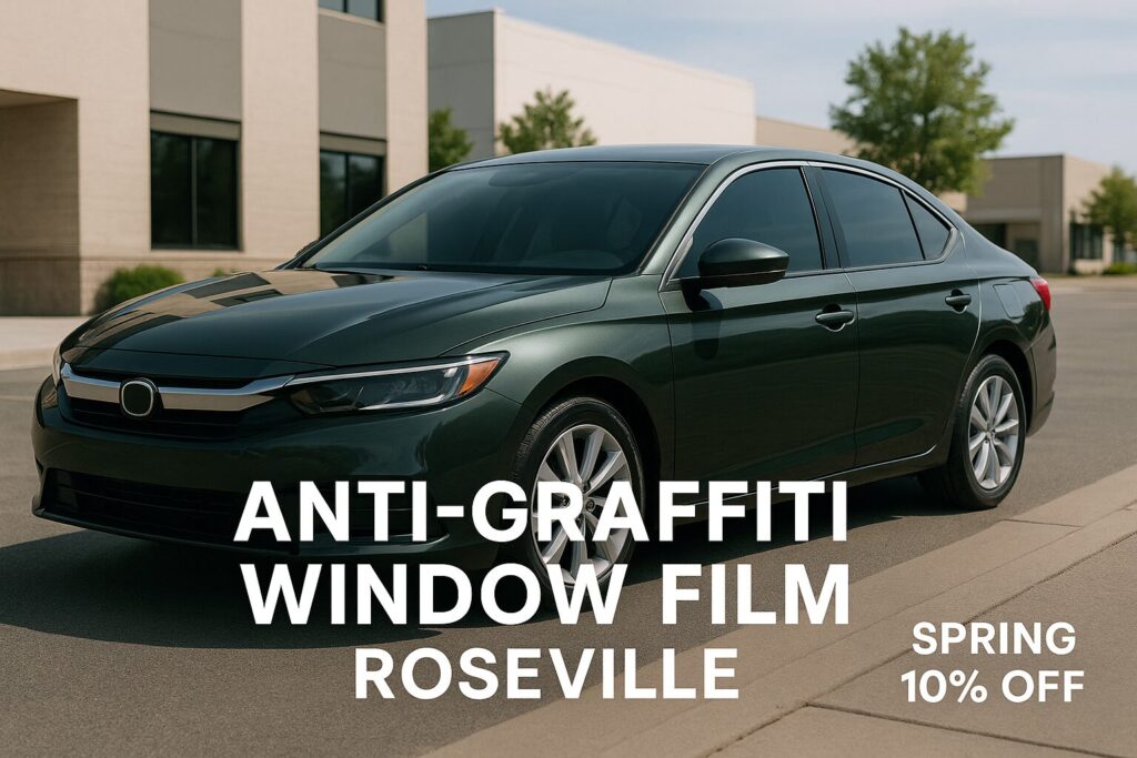 Anti graffiti window film roseville